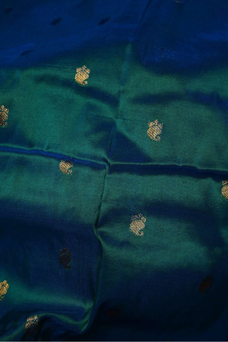 Semi Kanchi Butta Saree